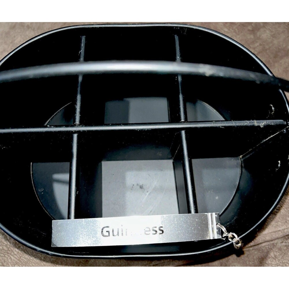 Guinness Metal Beer Holder 6-pack With Opener - Picture 2 of 7